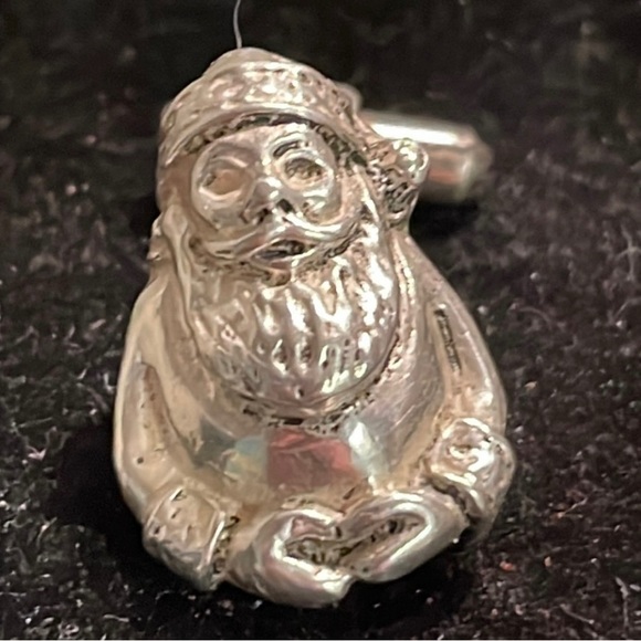 ANTIQUE & RARE 14k signed Walter E. Hayward solid sterling silver cuff links - Picture 2 of 12